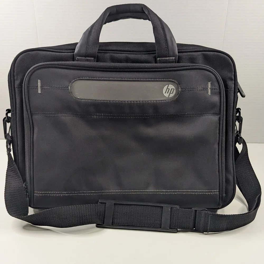 HP Black‎ Laptop Bag With Shoulder Strap Men